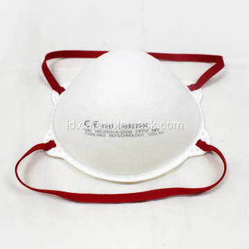 FFP2 Cup Respirator Head Band CE Disetujui